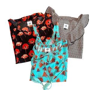 Cabi Sleeveless Blouse Lot of 3 Size XS Casual Work Wear